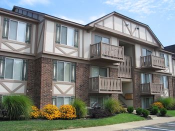Cafe Style Balconies at The Timbers Apartments, Evansville, IN, 47715
